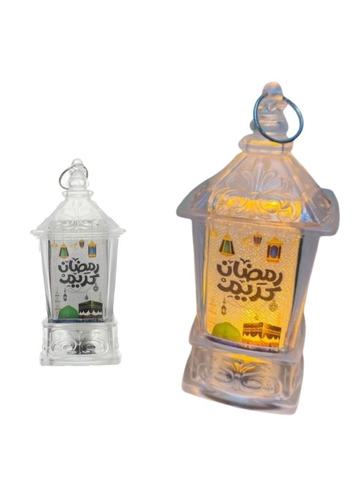 Premium Ramadan LED Lantern (Fanous) – Islamic Decorative Light with Arabic Ramadan Kareem Design - Image 1